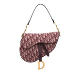 Mini Oblique Canvas Saddle Bag
